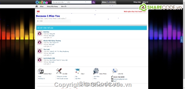 web nghe nhac,source nghe nhạc mp3,source php nghe nhac,mp3,website nghe nhạc,nghe nhạc