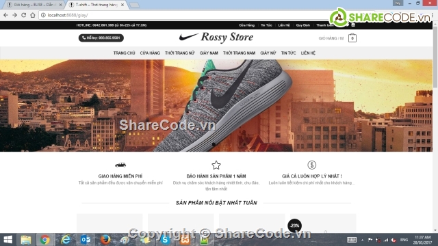 full code web bán giầy online,wordpress,template reponsive,Wordpress bán Giầy,source bán giầy