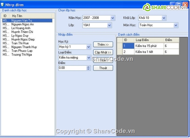 code quản lý điểm học sinh,đồ án tốt nghiệp c#,quan ly thu vien,quản lí điểm,quản lý học sinh