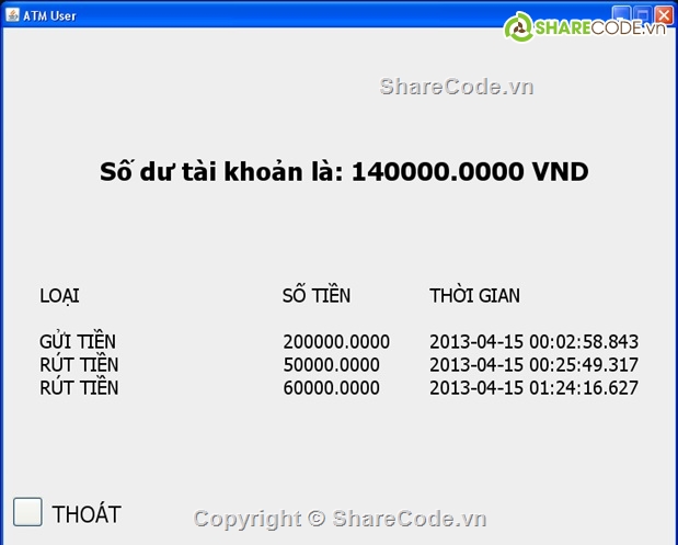 code atm,hệ thống thẻ ATM,quản lý thẻ ATM,atm management