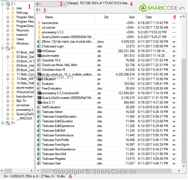 source code quản lý file,code quản lý file,Phần mềm quản lý file,quản lý tập tin,Total Commander