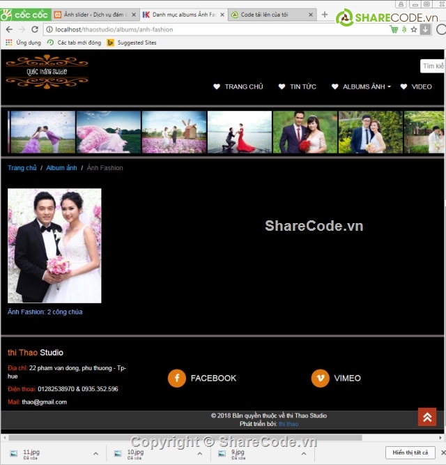 share code web studio áo cưới ảnh cưới,web studio áo cưới,website ảnh viện áo cưới,web bán áo cưới,share full code ảnh viện
