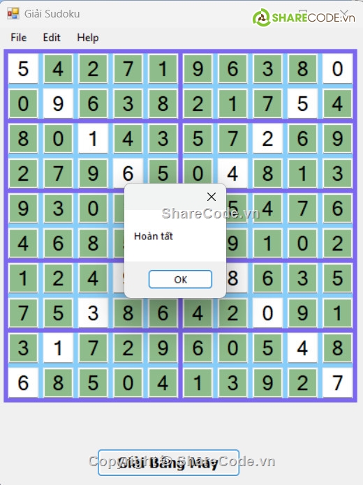 thuật toán A*,giải thuật bài toán,source code game sudoku c#