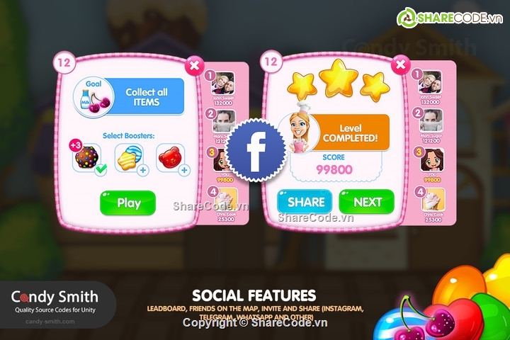 sweet candy,candy crush,candy match 3,candy crush saga,candy crush clone source code,game unity candy crush