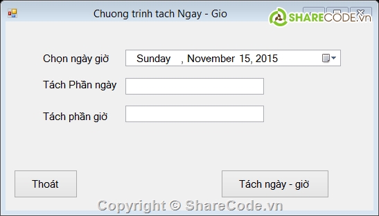 tách ngày giờ,ứng dụng tách ngày giờ,ứng dụng ngày giờ,ứng dụng hẹn giờ