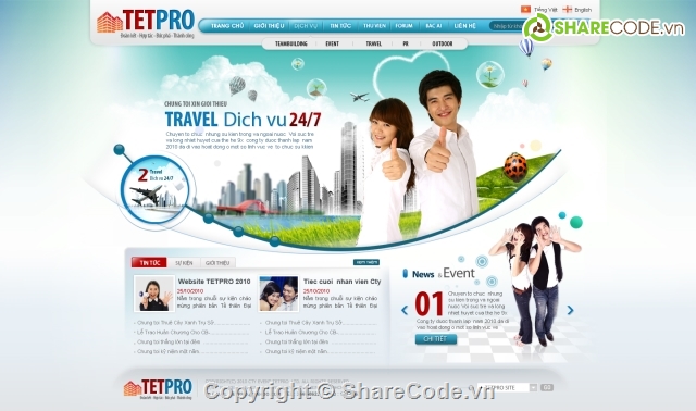 Website du lịch,Template,tổ chức sự kiện,web lễ hội,web tổ chức sự kiện,web tetpro