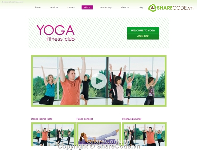 Template thể hình,Trung tâm yoga,website html đẹp,trung tâm Yoga