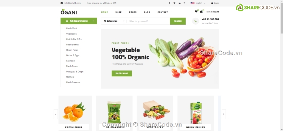 template web bán trái cây,template bán trái cây,html bán trái cây