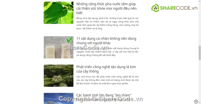 web tin tức,Template Khoahoctv,website tin tức