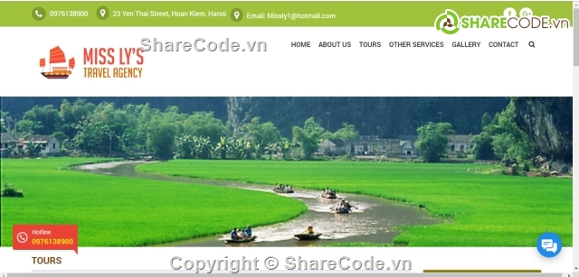 Template Web Du lịch,code web du lịch,web du lịch