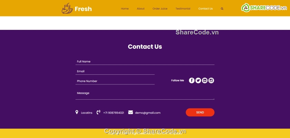 website bán nước hoa,thực phẩm sạch,web bán nước hoa,Template web giới thiệu,website thực phẩm sạch,Template website hoa quả sạch