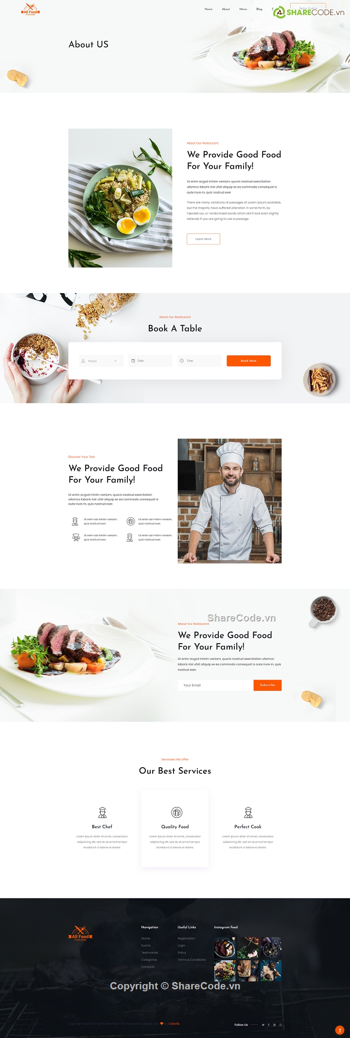 Template web giới thiệu thực phẩm,Template website thực phẩm,Template website giới thiệu nhà hàng,Template web nhà hàng ẩm thực,Template website giới thiệu cửa hàng