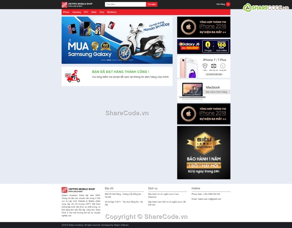 Template Website bán điện thoại,giao diện Template Website bán điện thoại,Website bán điện thoại HTML,Mẫu Template Website bán điện thoại