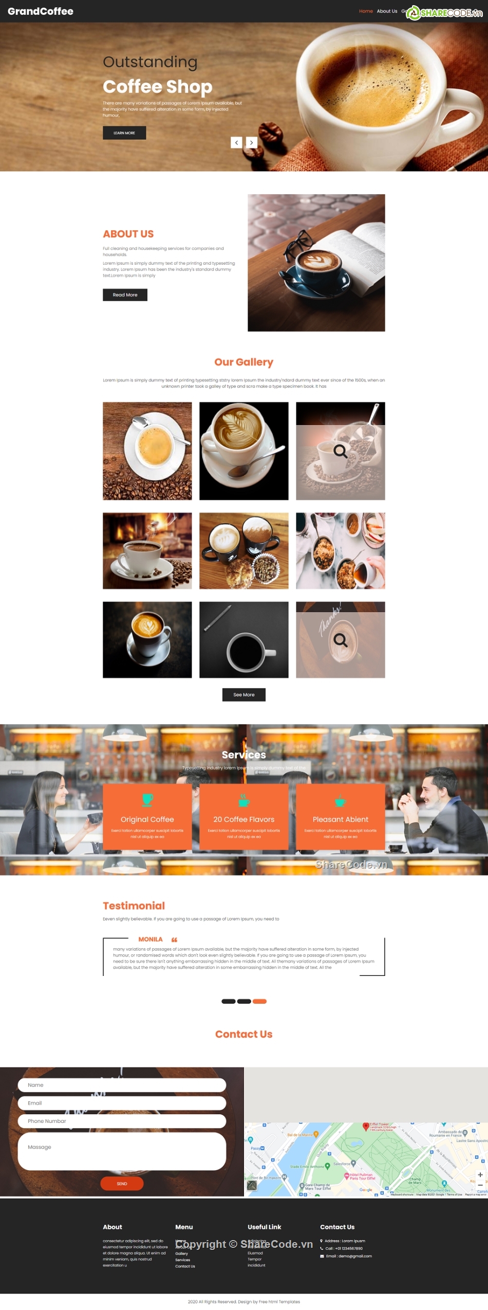 Template website bán cafe,Template website đồ uống,Template website bán đồ uống cafe,Template bán hàng đồ uống cafe