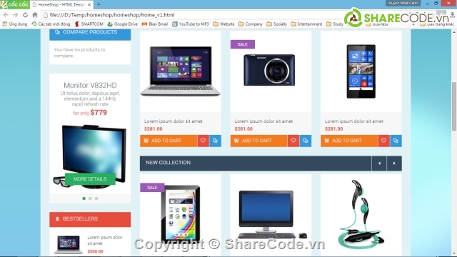 website bán hàng,template web bán hàng,Template Website,web bán máy tính,web bán laptop