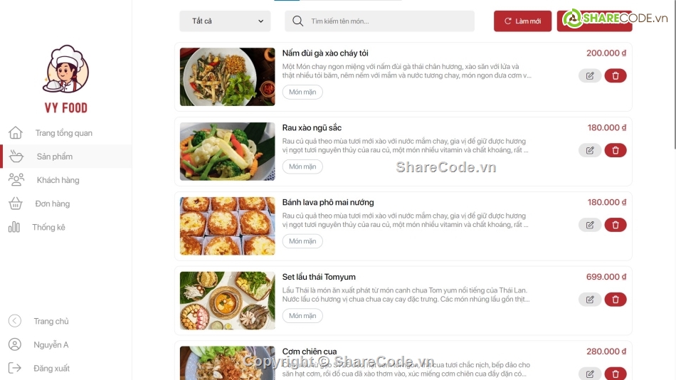 Web đặt đồ ăn,Food Order,HTML Template