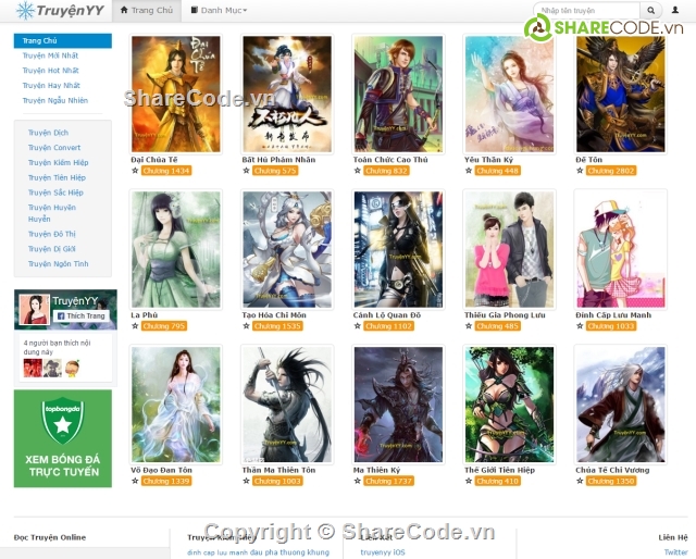 website html đẹp,website đọc truyện,template web đọc truyện,template đẹp,Template