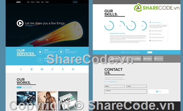 Web giới thiệu,Template,Website giới thiệu,share code chuyên nghiệp