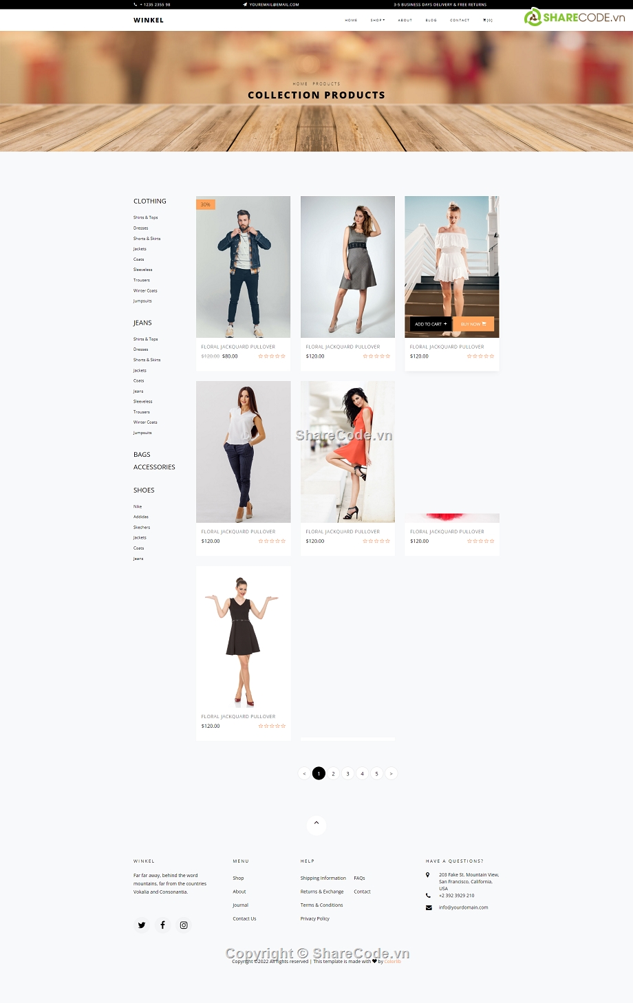 web quản lý thời trang,Template web bán thời trang,web shop thời trang html,html web shop thời trang