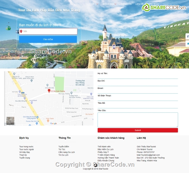 Template đặt tour du lịch,Website du lịch,web giới thiệu tour du lịch,Template Website tour du lịch