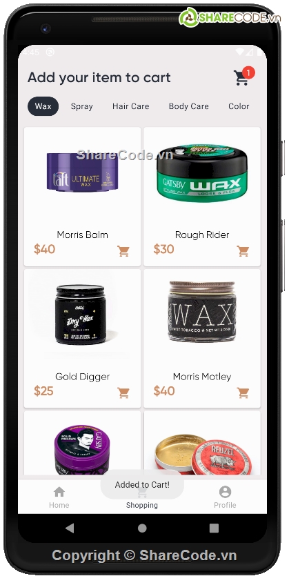 androi,barber,cắt tóc