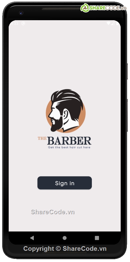 androi,barber,cắt tóc
