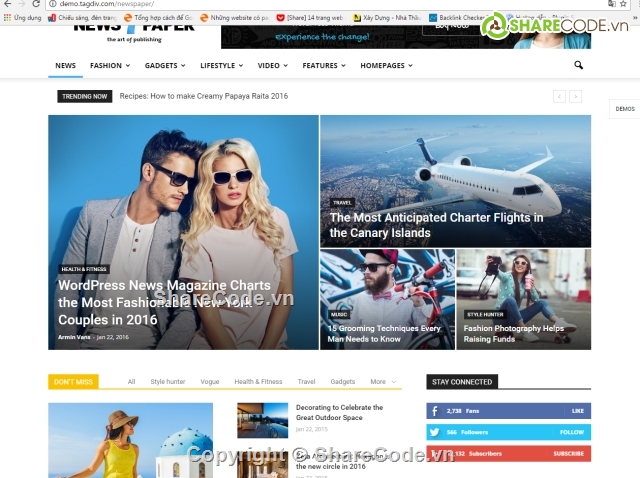 theme tin tức wordpress,web tin tức,theme tin tuc dep,Giao diện đẹp,Theme Newspaper