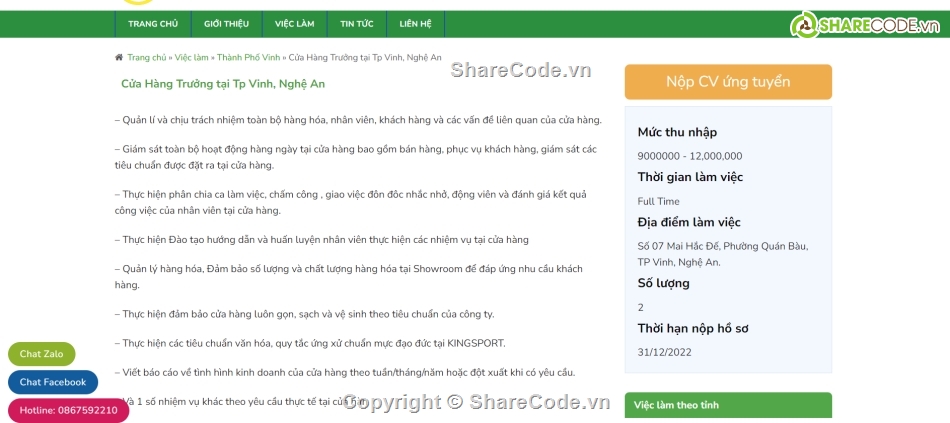 theme việc làm,theme tuyển dụng,wordpress tuyển dụng