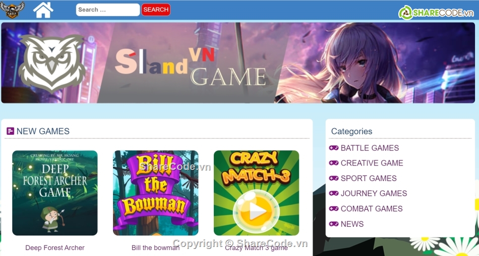 Code web,Web game,wordpress,Web HTML5,Game template,giao diện web game