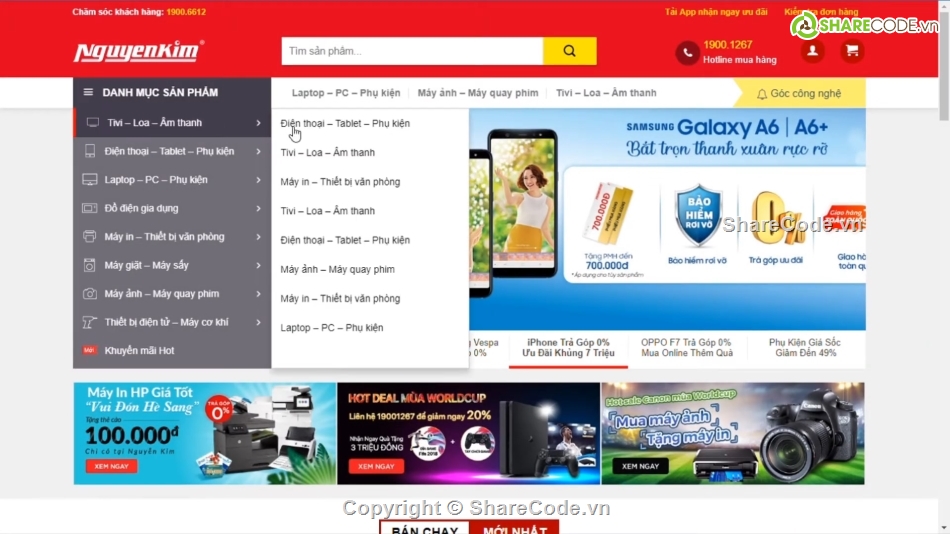 website siêu thị điện máy,code web bán điện máy,Full code web bán điện máy,Code web cửa hàng điện máy