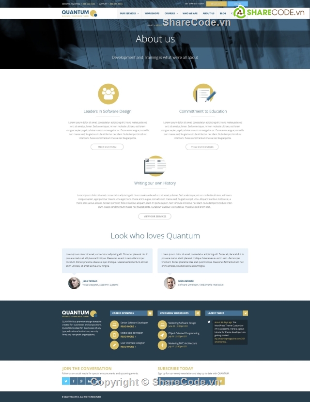 website giành cho doanh nghiệp,website công ty kinh doanh,Theme Wordpress,QUANTUM v2.0.3