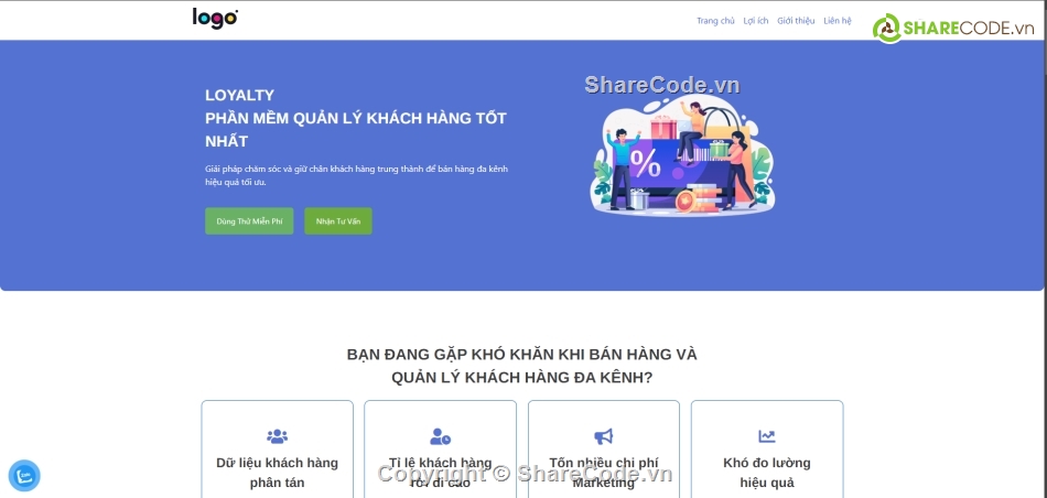 phần mềm,page,giới thiệu,Landing page giới thiệu