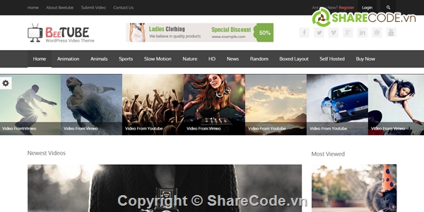 theme tin tức wordpress,Theme wordpress,theme web video,theme Beetube,Giao diện web xem phim,theme video