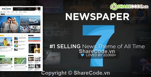 theme,wordpress,theme wordpress,theme tin tức wordpress,Theme wordpress tin tức,Newspaper v7.3