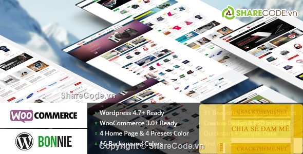 theme wp,theme wordpress,VG Bonnie v2.4,Theme WordPress VG Bonnie