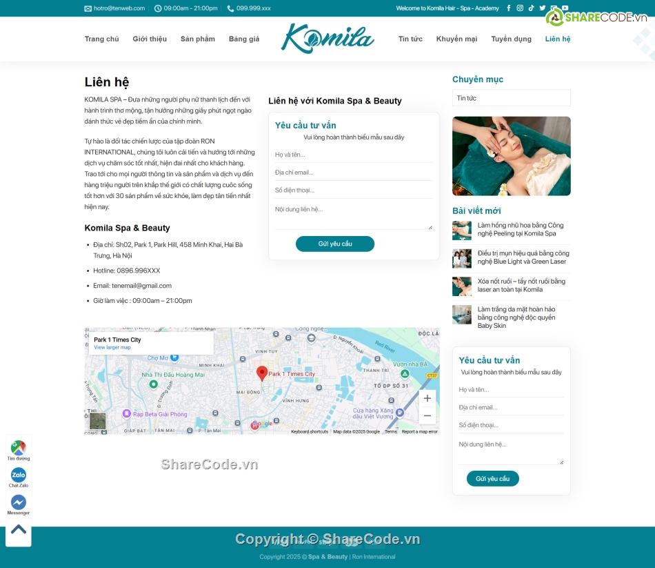 Theme wordpress,website spa,code website thẩm mỹ viện,website thẩm mỹ viện,website đặt lịch,web thẩm mỹ viện