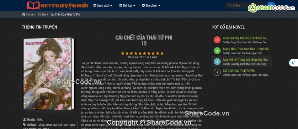 wordpress,web truyện,website chuẩn SEO