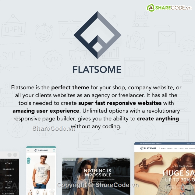 themes Flatsome,themes wordpress,themes flatsome,mua themes flatsome