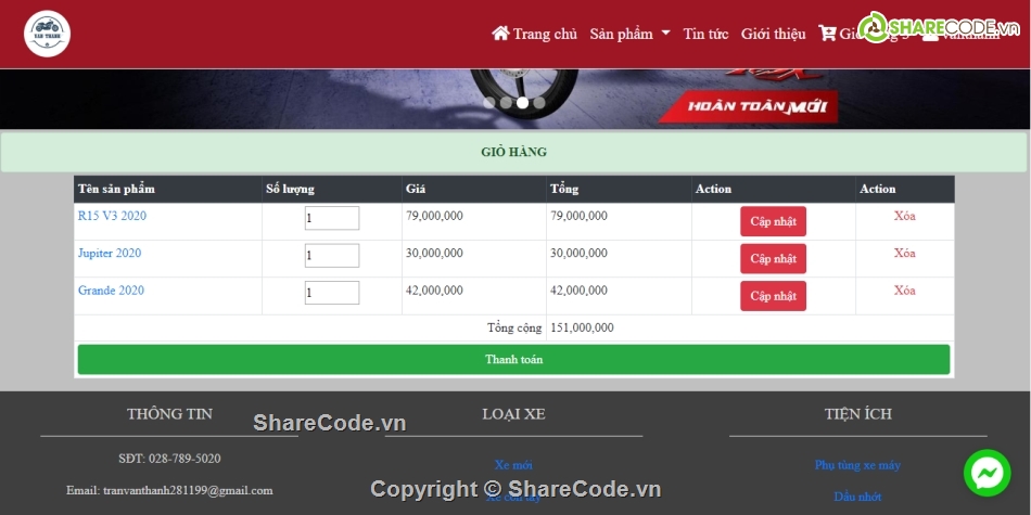 Website bán xe máy,Code website bán xe máy php,website bán xe máy php,Code web bán xe máy bootstrap