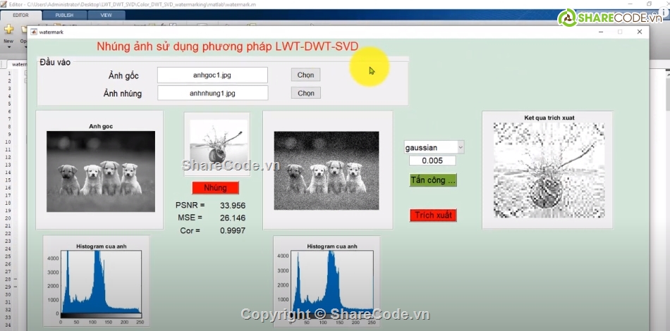 Matlab code,Thủy vân ảnh Matlab,Đồ án Matlab