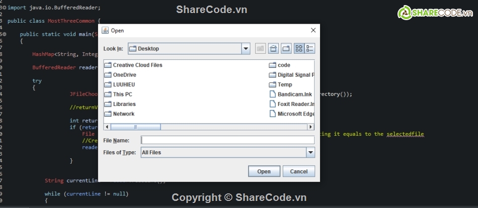 file,Tìm số lần xuất hiện,3 từ xuất hiện nhiều nhất,java