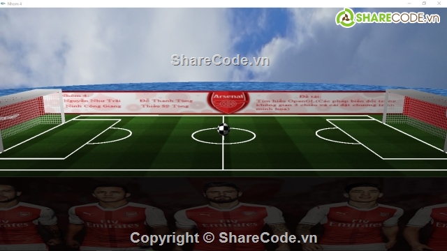 opengl,game opengl,game c++ opengl,game bóng đá,bóng đá,ứng dụng C++