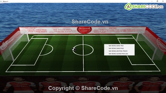 opengl,game opengl,game c++ opengl,game bóng đá,bóng đá,ứng dụng C++
