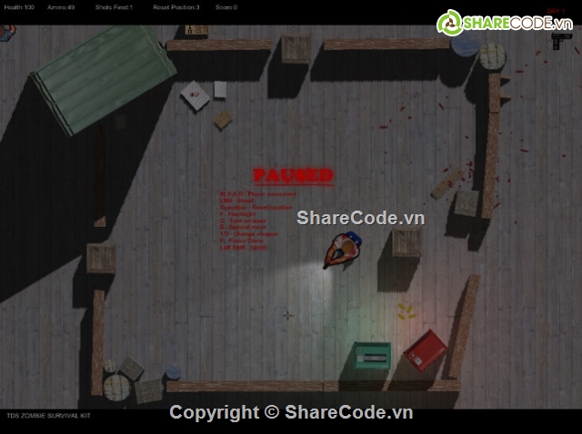 Top Down Shooter,Unity Game,Zombie Survival KIT,Survival Shooter