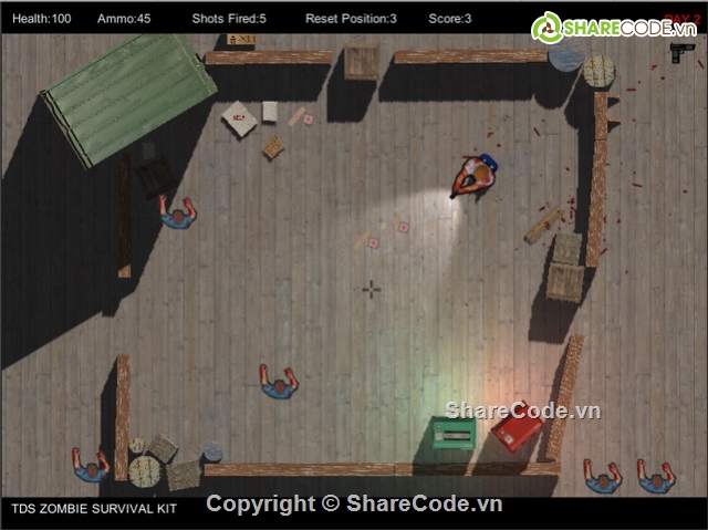 Top Down Shooter,Unity Game,Zombie Survival KIT,Survival Shooter