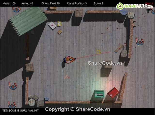 Top Down Shooter,Unity Game,Zombie Survival KIT,Survival Shooter