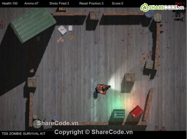 Top Down Shooter,Unity Game,Zombie Survival KIT,Survival Shooter