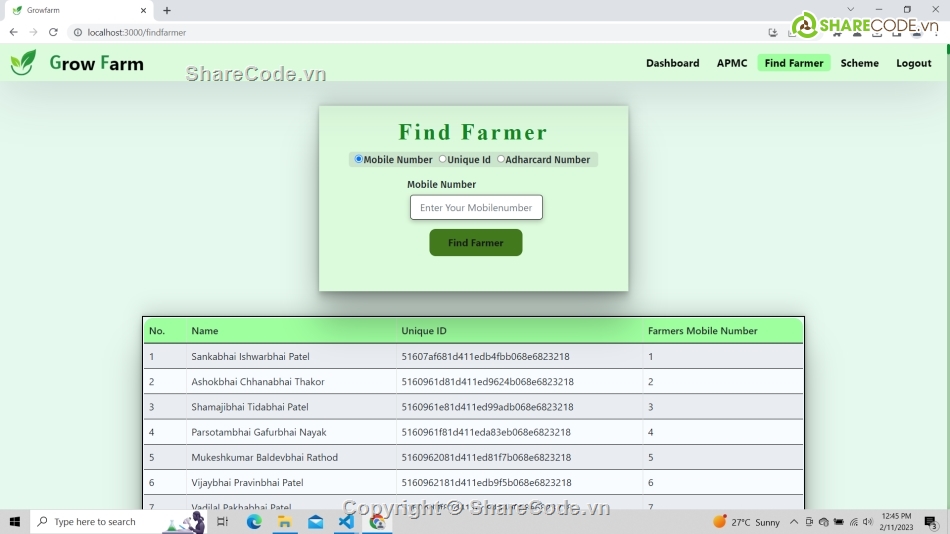 Farm,quản lý,quản lý đại lý