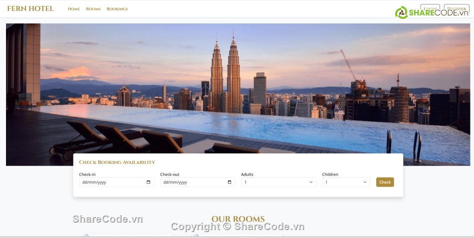 đặt phòng khách sạn,web đặt phòng,web khách sạn