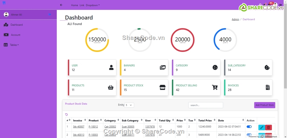 web php,web thực phẩm,thực phẩm